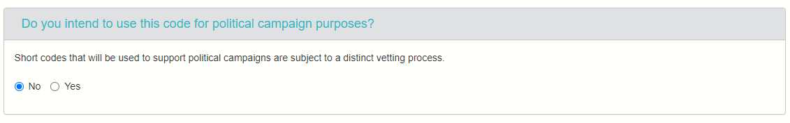 Political campaigns toggle