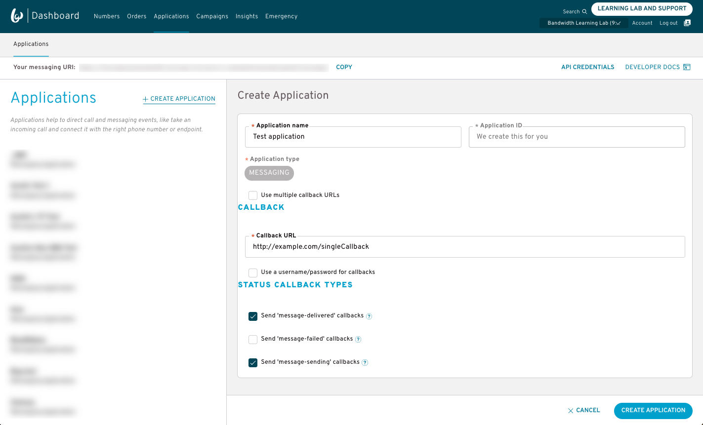 single-callback-application