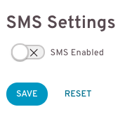 SMS Settings
