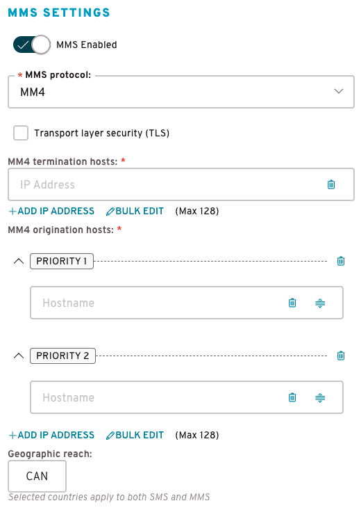 MMS Settings
